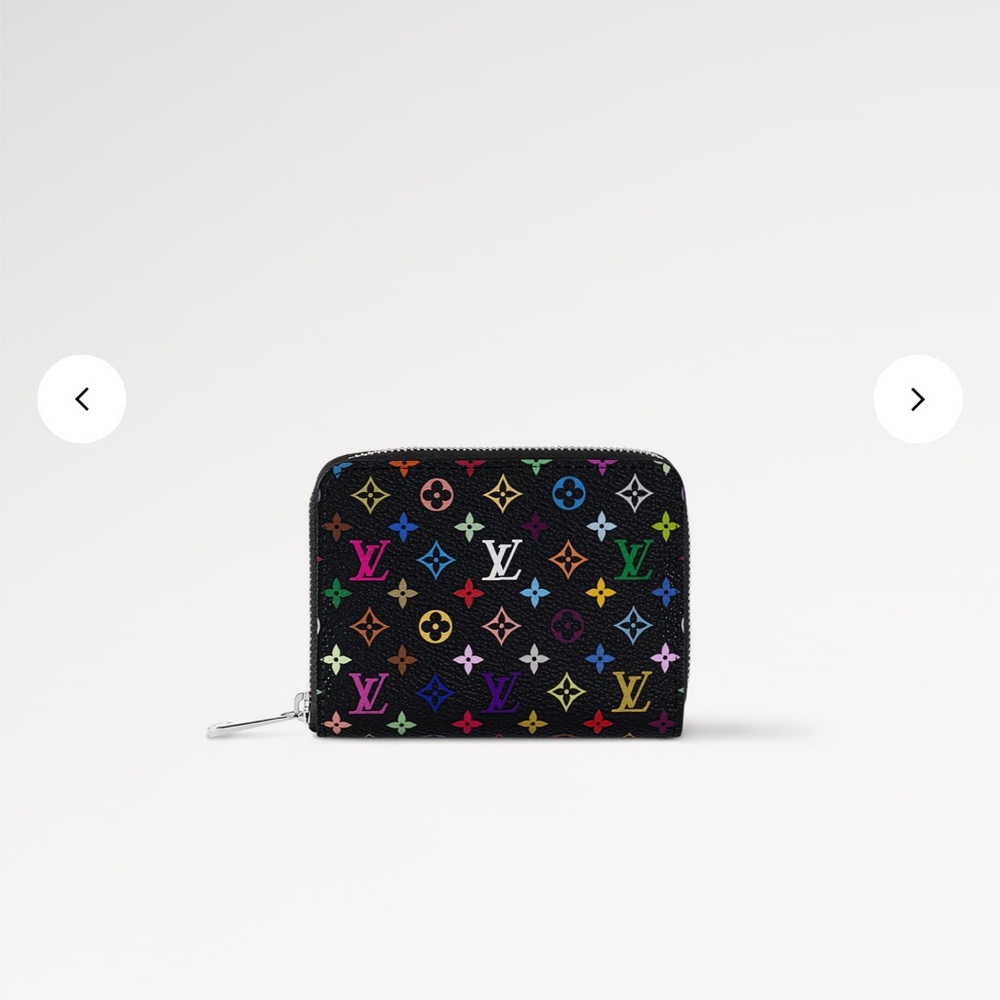 Louis Vuitton Black Multicolor Monogram Wallet